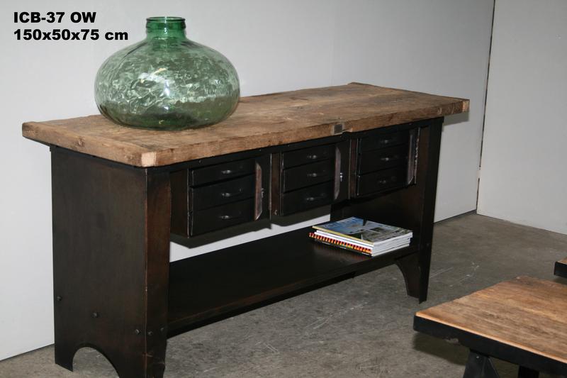 Industrial 9 drawer chest