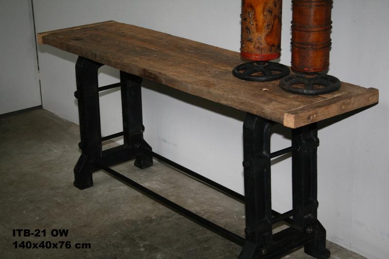 Industrial side table